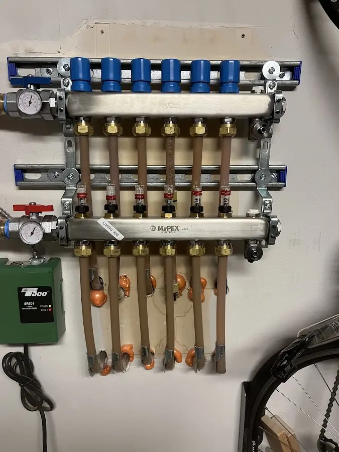 Plumber performing Water Heater Repair at a residential property in Stony Point